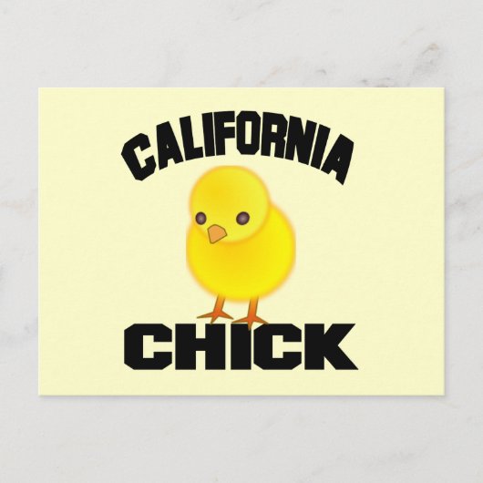 Carte Postale Californie Chick (Devant)