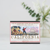 Carte Postale Californie Clipper Sailing (Debout devant)