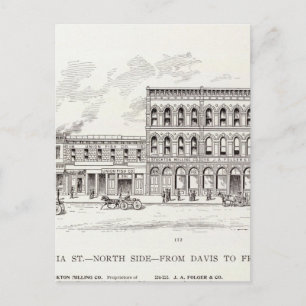 Carte Postale Californie du nord Davis et Front