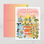 Carte Postale Californie du Sud (Devant / Derrière)