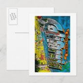 Carte Postale Californie du Sud - Scènes de grandes lettres (Devant / Derrière)