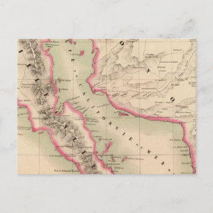 Carte Postale Californie et Mexique 58