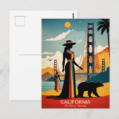 Carte Postale Californie : Le coeur de l'innovation (Devant / Derrière)