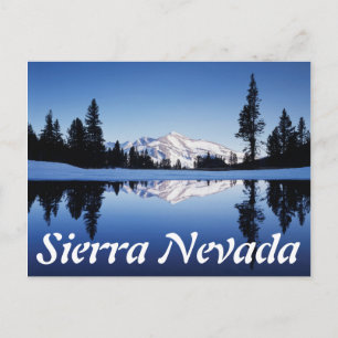 Carte Postale Californie, Montagnes de la Sierra Nevada, Yosemit
