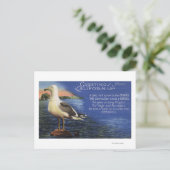 Carte Postale Californie - Salutations de, Poème Seagull (Debout devant)