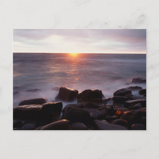 Carte Postale Californie, San Diego, Falaises de coucher de sole (Devant)