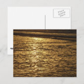 Carte Postale Californie Sunset Waves Ocean Seascape (Devant / Derrière)