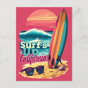 Carte Postale Californie Surf