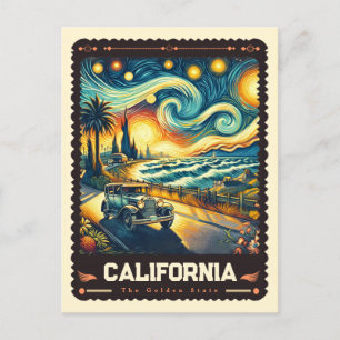 Carte Postale Californie   Vincent Van Gogh inspiré
