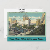 Carte Postale Californie, Vine Street, Hollywood (Devant / Derrière)