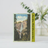 Carte Postale Californie, Yosemite Falls (Debout devant)