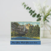 Carte Postale Californie, Yosemite Falls (Debout devant)