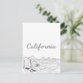 Carte postale californienne (Debout devant)