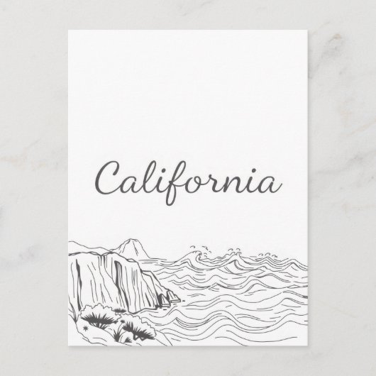 Carte postale californienne (Devant)
