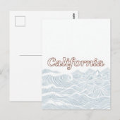 Carte postale californienne (Devant / Derrière)