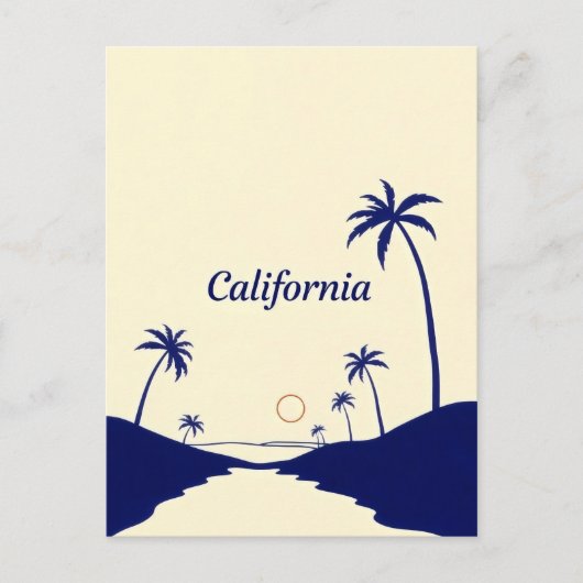 Carte postale californienne (Devant)