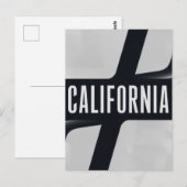 Carte postale californienne (Devant / Derrière)