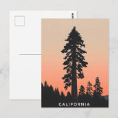Carte postale californienne (Devant / Derrière)