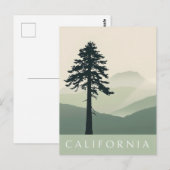 Carte postale californienne (Devant / Derrière)