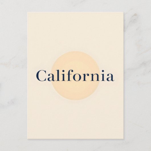 Carte postale californienne (Devant)