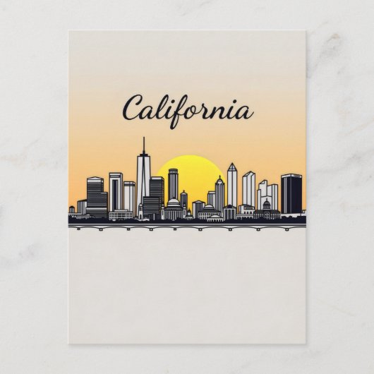 Carte postale californienne (Devant)