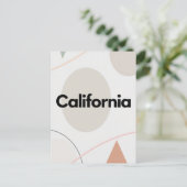 Carte postale californienne - Texte tendance (Debout devant)