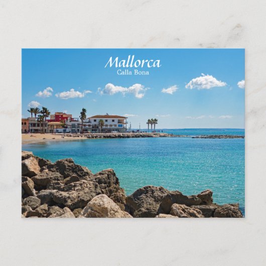 Carte Postale Calla Bona Mallorca (Devant)