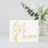 Carte postale Calla Lily RSVP (Debout devant)