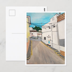 Carte Postale Calle Cabanilles Peinture d'Alfred Fox