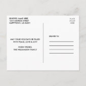 Carte Postale Calligraphie Coeur Plus Cheer Rouge 2 Photo Holida (Dos)