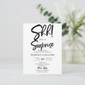 Carte Postale Calligraphie de pinceau surprise d'anniversaire (Debout devant)