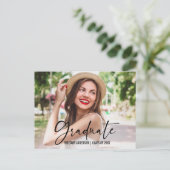 Carte Postale Calligraphie de stylo d'encre Script Graduation Fa (Debout devant)