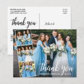 Carte Postale Calligraphie Demoiselles d'honneur 4 Collage de ph (Devant / Derrière)