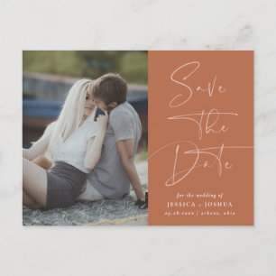 Carte Postale Calligraphie en terre cuite de Terre Photo Enregis