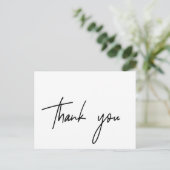 Carte Postale Calligraphie lunaire | Merci photo de sauvegarde (Debout devant)