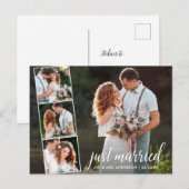 Carte Postale Calligraphie Marié 4 Photo (Devant / Derrière)