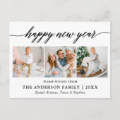 Carte Postale Calligraphie moderne Bonne année photo 3 (Devant)