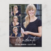 Carte Postale Calligraphie moderne Encre 4 Diplôme photo (Devant)