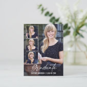 Carte Postale Calligraphie moderne Encre 4 Diplôme photo (Debout devant)