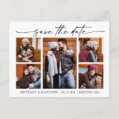 Carte Postale Calligraphie Moderne Encre 5 Photos Enregistrer La (Devant)