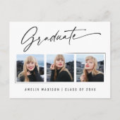 Carte Postale Calligraphie moderne Encre Script Artural Grad 3 P (Devant)