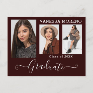 Carte Postale Calligraphie moderne Script 3 Photo Brgdy Graduati