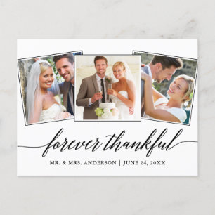 Carte Postale Calligraphie moderne Script 3 Photo Pour toujours 