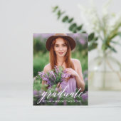 Carte Postale Calligraphie moderne Script Diplômé photo (Debout devant)