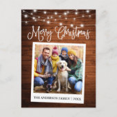 Carte Postale Calligraphie Wood Lights Caméra instantanée Photo (Devant)