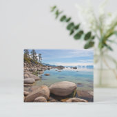 Carte Postale Calme anse sur la rive est du lac Tahoe... (Debout devant)