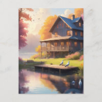 calme au bord du lac | charmante maison en bois
