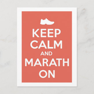 Carte Postale Calme et marathon