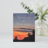 Carte Postale Calme l'esprit (Debout devant)