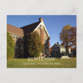 Carte Postale Calumet & Hecla Mining Co. Bibliothèque, Keweenaw  (Devant)